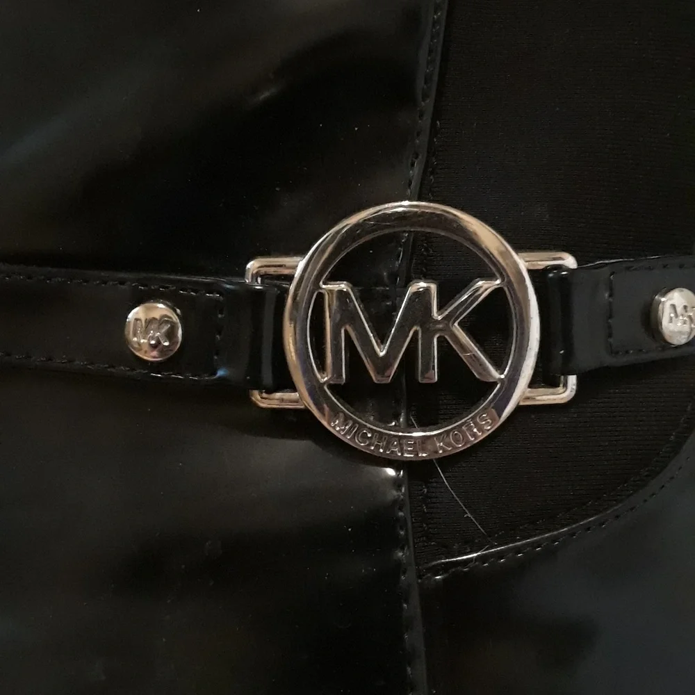 💕HP💕Michael Kors Black Riding‎ Boots*Fits 6.5*
